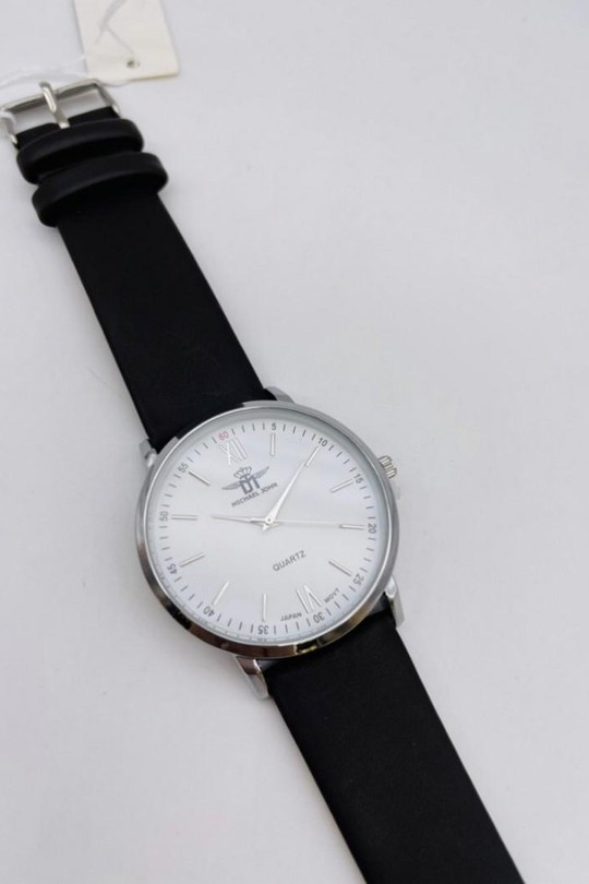 Man Watches Accessories Black/white MICHAEL JOHN ET GG LUXE S-913 Efashion Paris