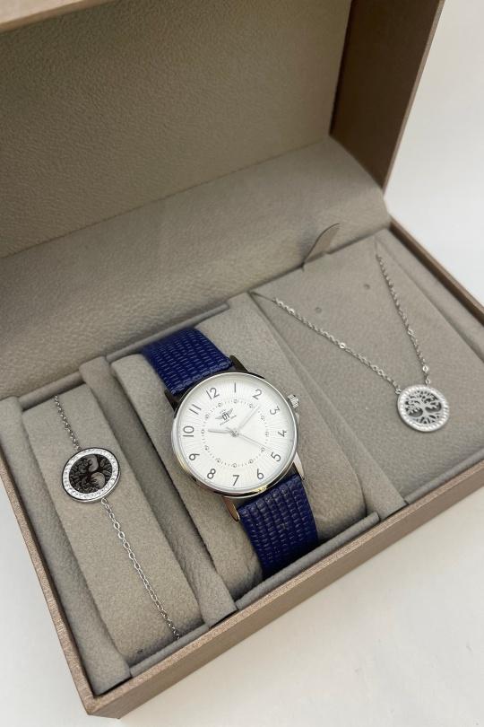 Watches Accessories Blue MICHAEL JOHN ET GG LUXE CMC-KH-43002 Efashion Paris