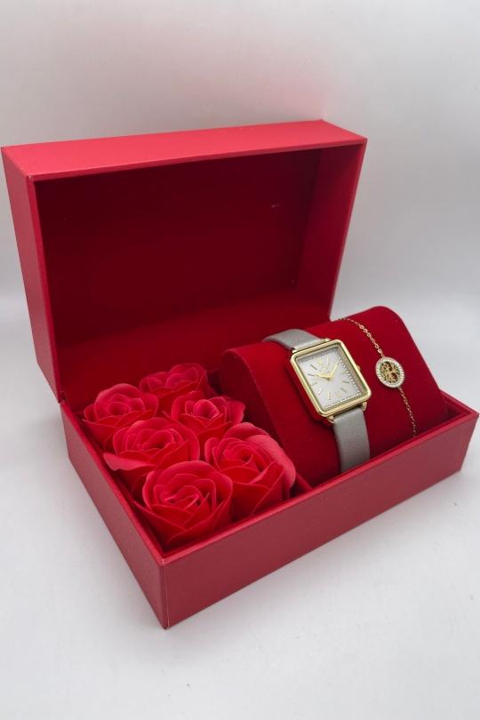 Watches Accessories Silver MICHAEL JOHN ET GG LUXE COFFRET ROSE 221202 O Efashion Paris