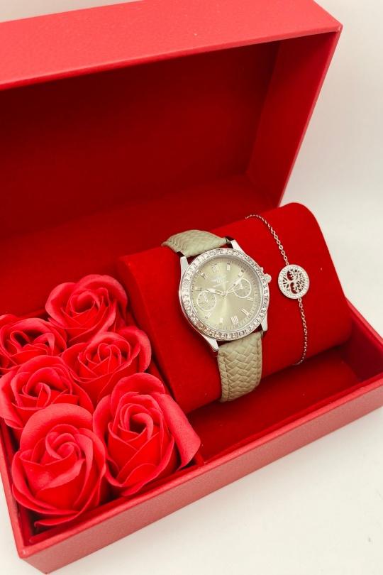 Watches Accessories Green MICHAEL JOHN ET GG LUXE COFFRET ROSE 32902 A Efashion Paris