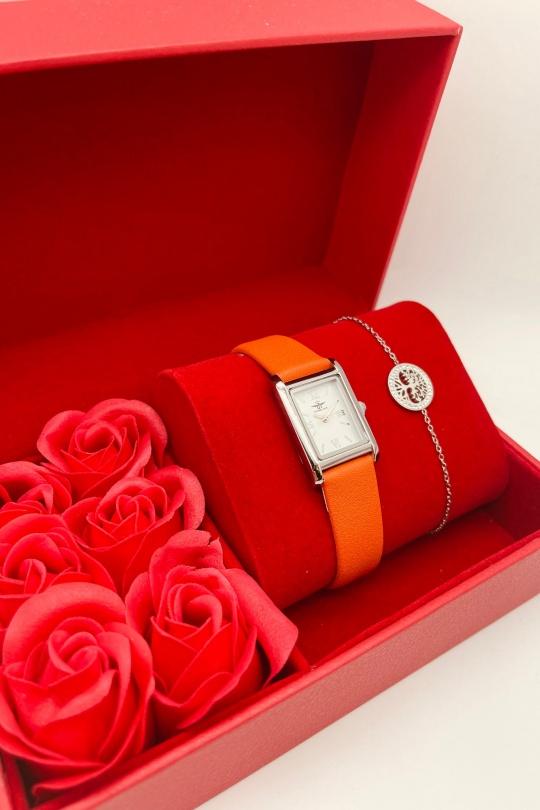 Watches Accessories Orange MICHAEL JOHN ET GG LUXE COFFRET ROSE 3586 A Efashion Paris