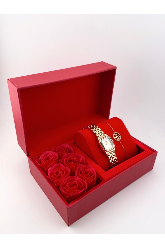 Watch box Accessories White MICHAEL JOHN ET GG LUXE COFFRET ROSE OND210 Efashion Paris