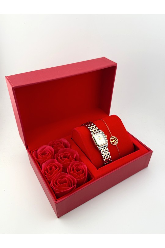 Watch box Accessories White MICHAEL JOHN ET GG LUXE COFFRET ROSE OND210 Efashion Paris