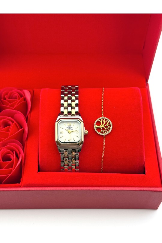 Watch box Accessories White MICHAEL JOHN ET GG LUXE COFFRET ROSE OND210 Efashion Paris