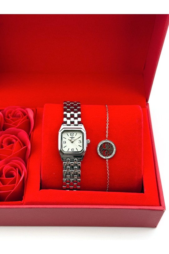 Watch box Accessories White MICHAEL JOHN ET GG LUXE COFFRET ROSE OND210 Efashion Paris