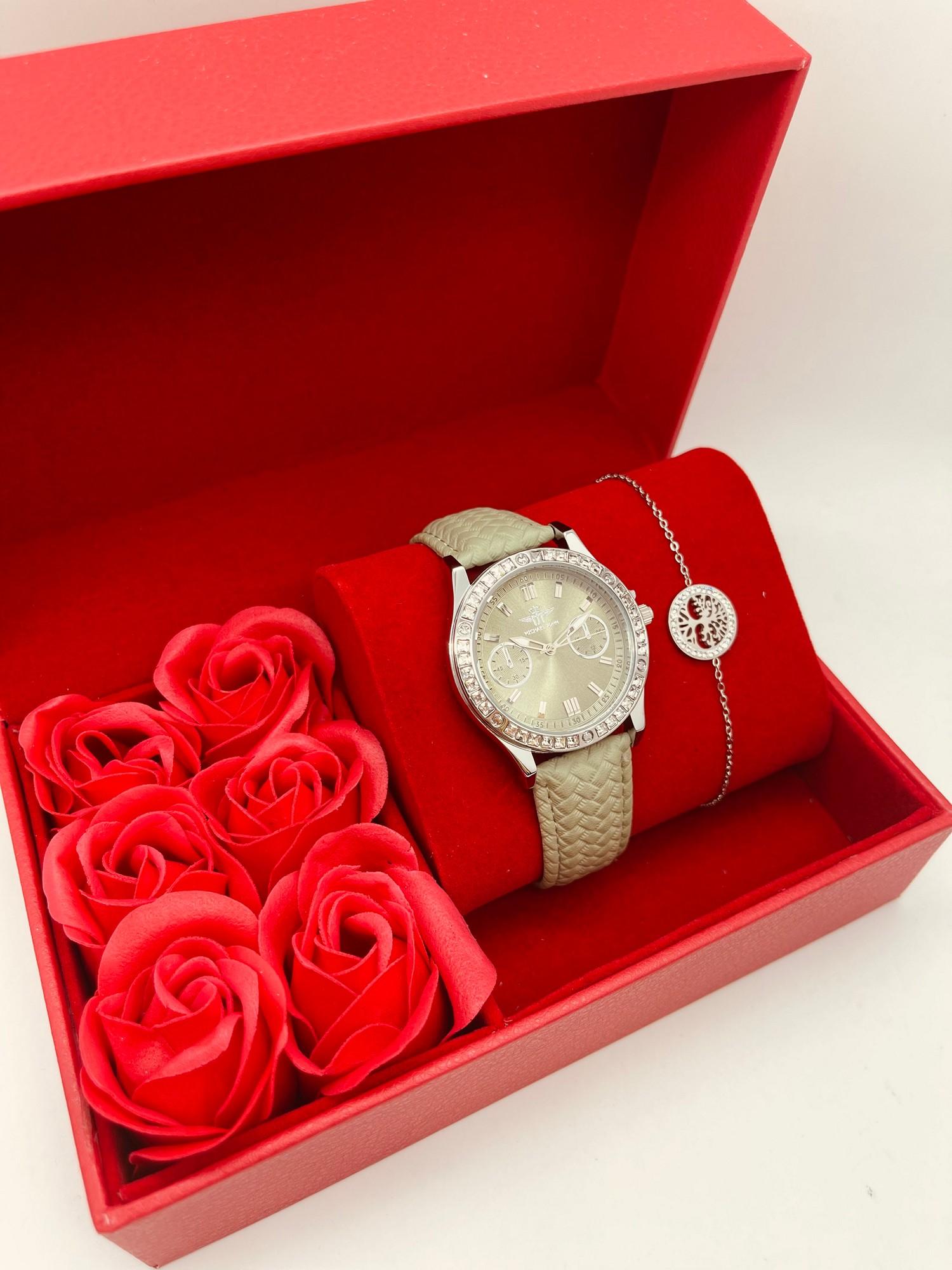 Watches Accessories Green MICHAEL JOHN ET GG LUXE COFFRET ROSE 32902 A #c Efashion Paris