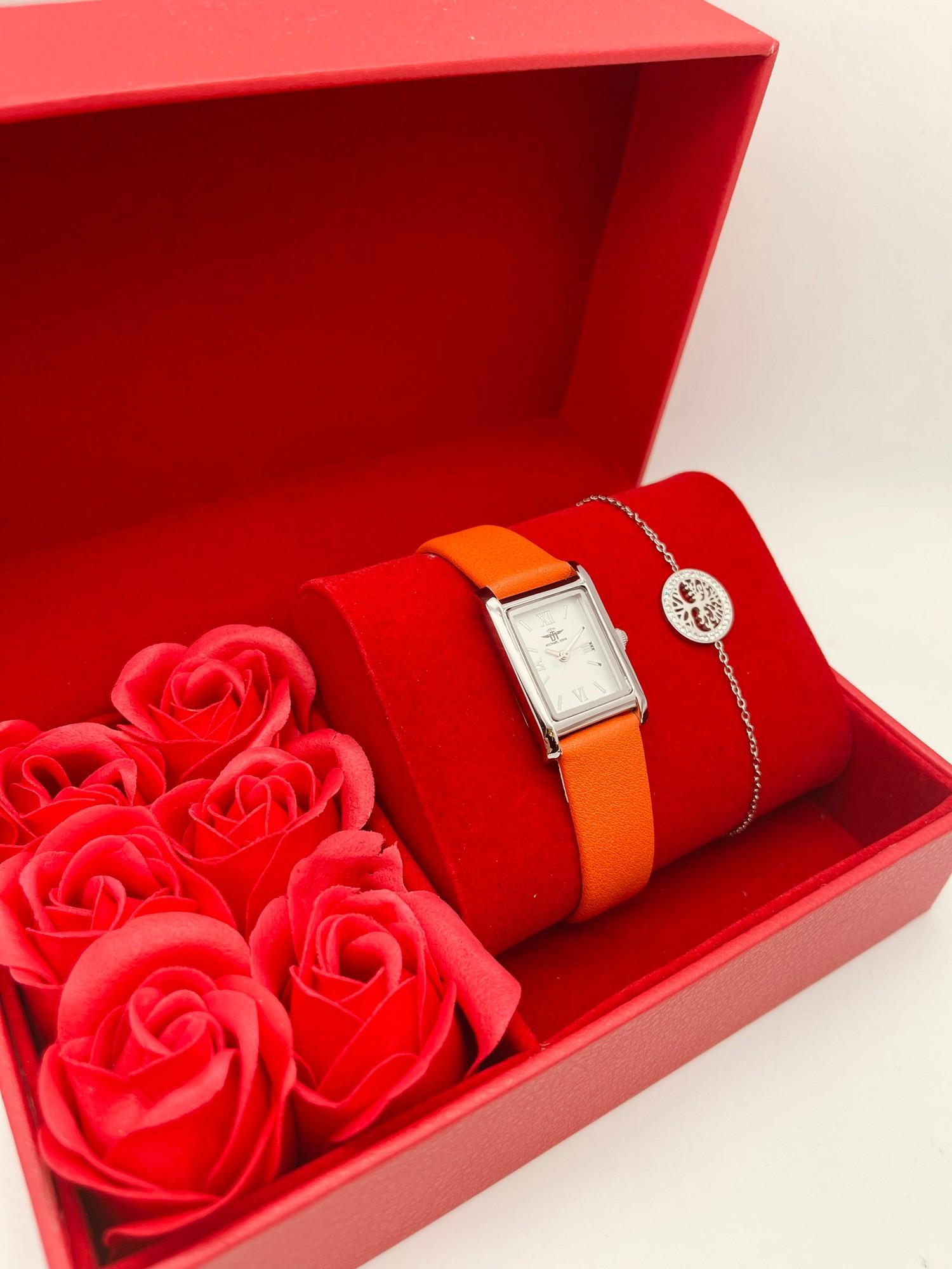 Watches Accessories Orange MICHAEL JOHN ET GG LUXE COFFRET ROSE 3586 A #c Efashion Paris