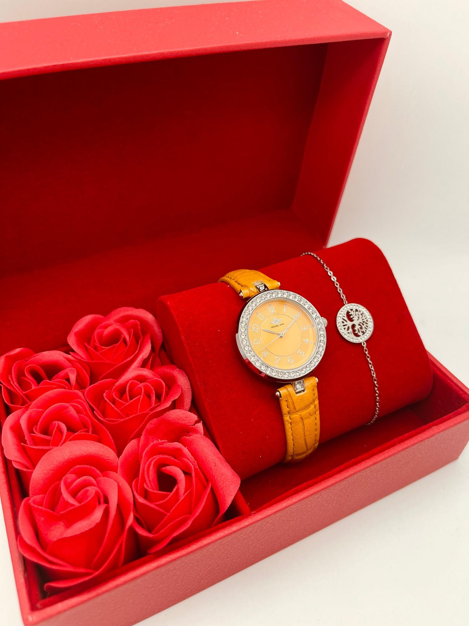 Watches Accessories Orange MICHAEL JOHN ET GG LUXE COFFRET ROSE 102602 A #c Efashion Paris