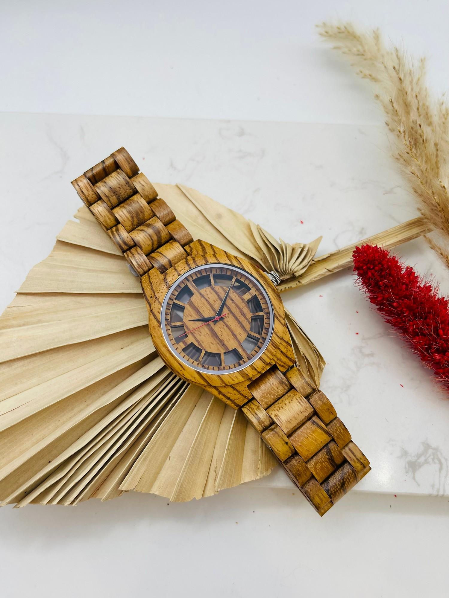 Man Watches Accessories White MICHAEL JOHN ET GG LUXE MONTRE HOMME BOIS 7 #c Efashion Paris