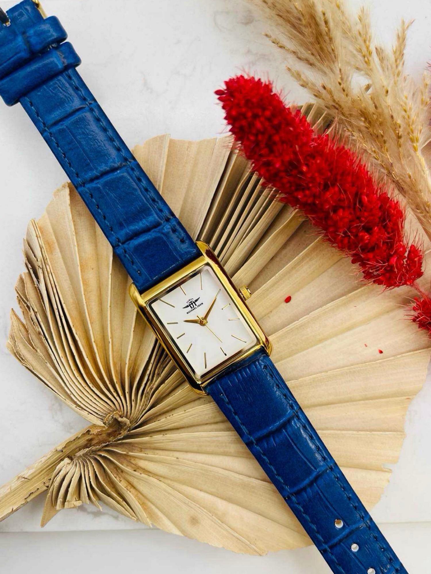 Watches Accessories Blue MICHAEL JOHN ET GG LUXE MONTRE FEMME MICHAEL JONN 8192 #c Efashion Paris