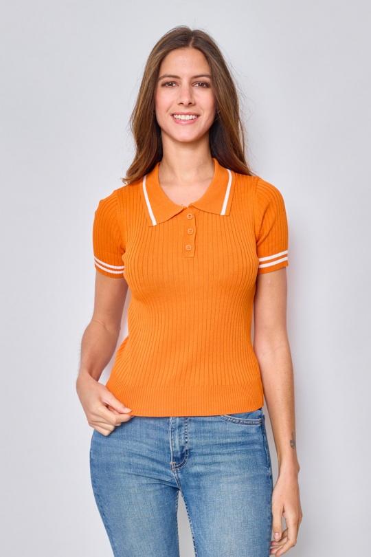 Camisetas Mujer Orange PARIS ET MOI 8890 Efashion Paris