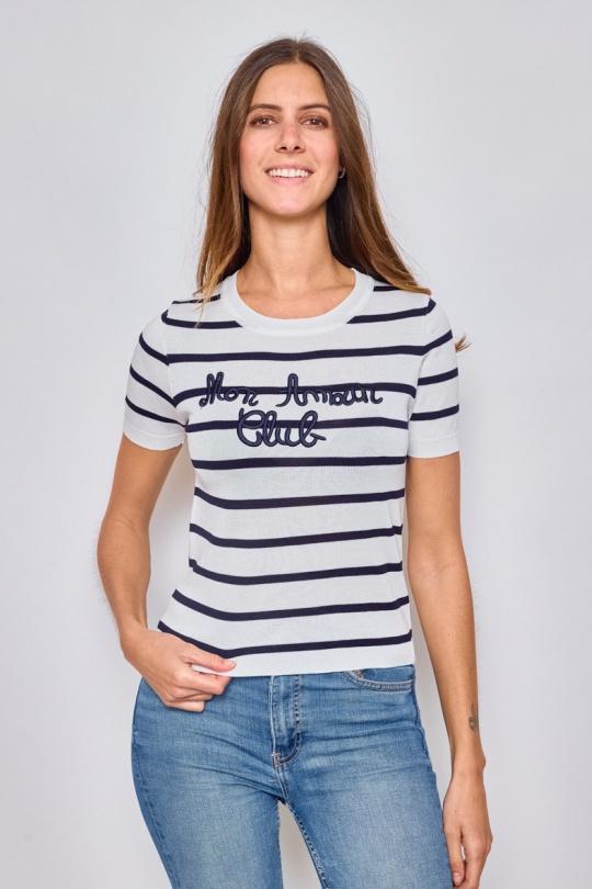 Camisetas Mujer Black PARIS ET MOI 8932 Efashion Paris