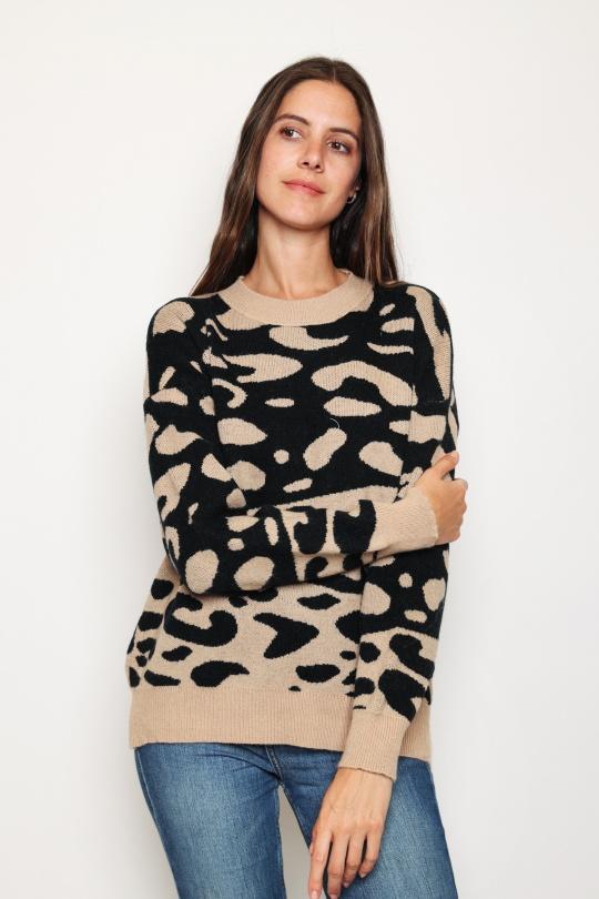 Jerséis Mujer Taupe PARIS ET MOI 9125 Efashion Paris
