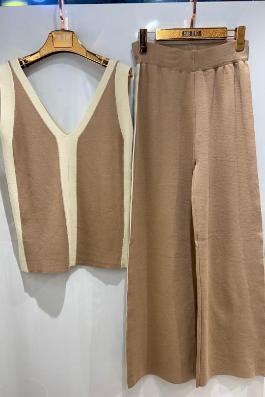 Sets Women Taupe PARIS ET MOI 9335 Efashion Paris