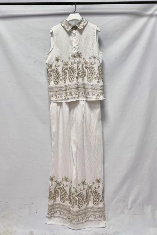 Ensembles Femme Blanc PARIS ET MOI 9509 Efashion Paris