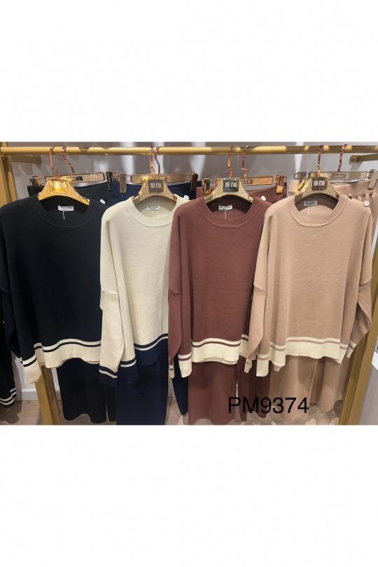 Ensembles Femme Noir PARIS ET MOI 9374 Efashion Paris