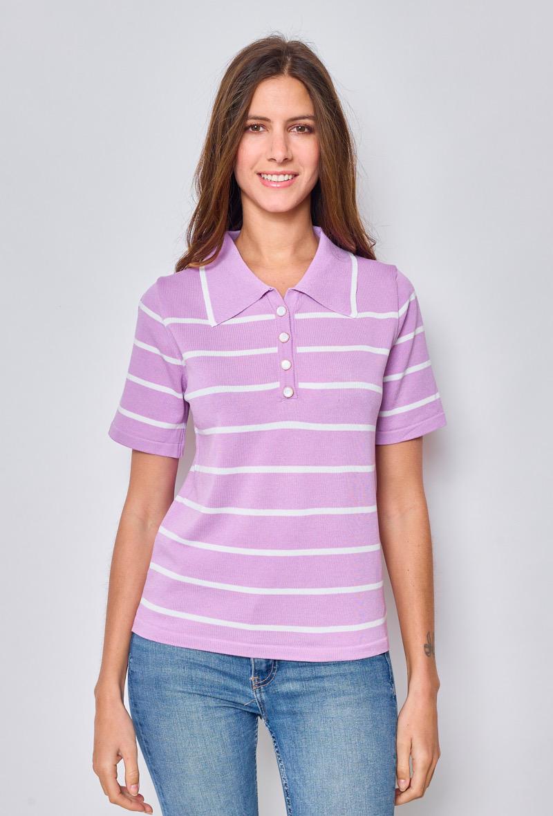 T-shirts Women Lila PARIS ET MOI 8884 #c Efashion Paris