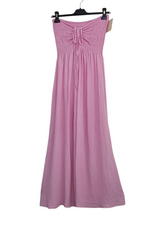 Maxi dresses Women Pink Lily Fashion 6268 Efashion Paris