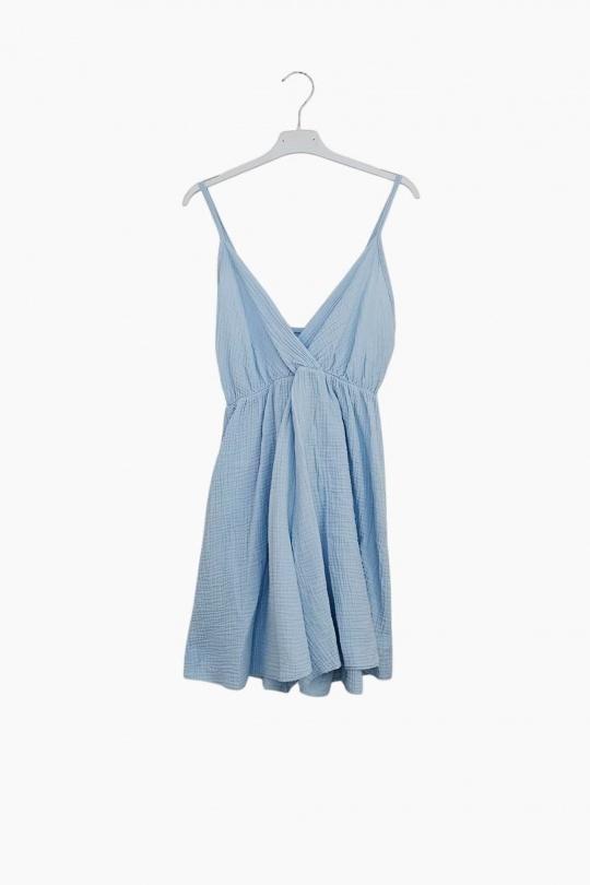 Jumpsuits Women Sky blue Lily Fashion 3033 Efashion Paris