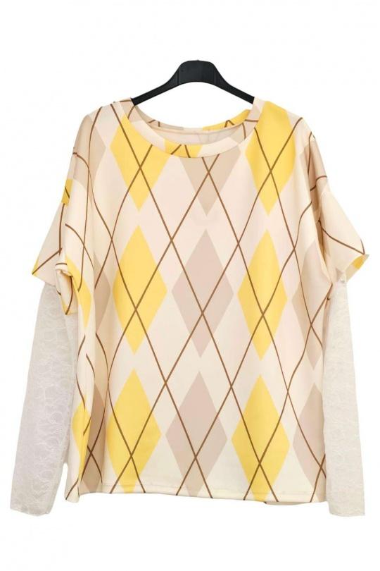 Tops Femme Bleu Lily Fashion 0084L Efashion Paris