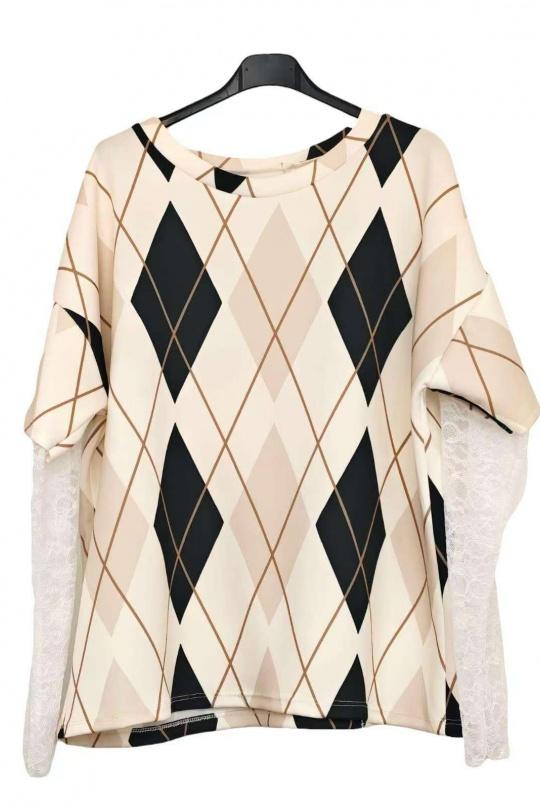 Tops Femme Bleu Lily Fashion 0084L Efashion Paris