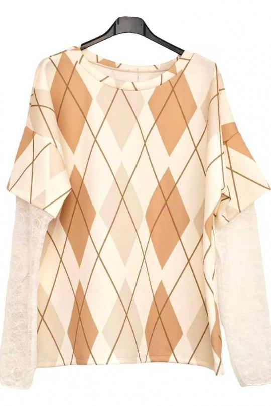 Tops Femme Bleu Lily Fashion 0084L Efashion Paris