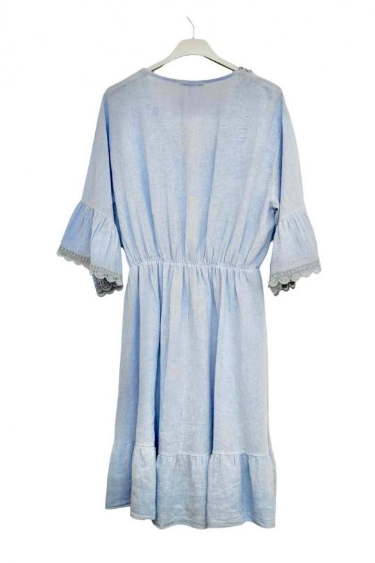 Robes mi-longues Femme Kaki Lily Fashion 6218 Efashion Paris