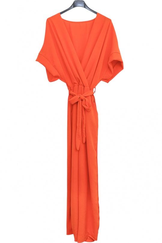 Jumpsuits Women Orange Lily Fashion 13793 Efashion Paris