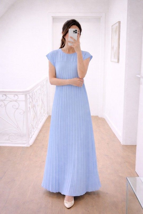 Maxi dresses Women Blue Lily Fashion 81489-130 Efashion Paris