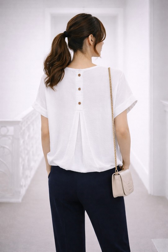 Tops Femme Blanc Lily Fashion 12556 Efashion Paris