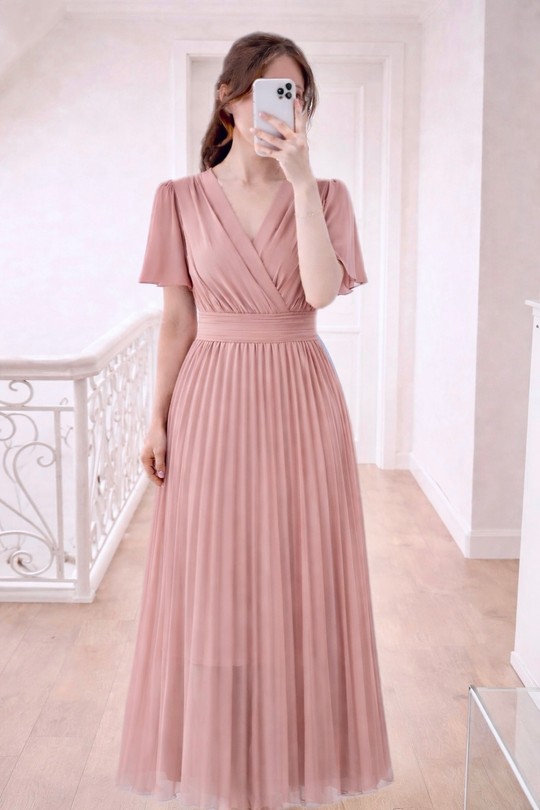 Robes longues Femme Bleu Lily Fashion 97773 Efashion Paris