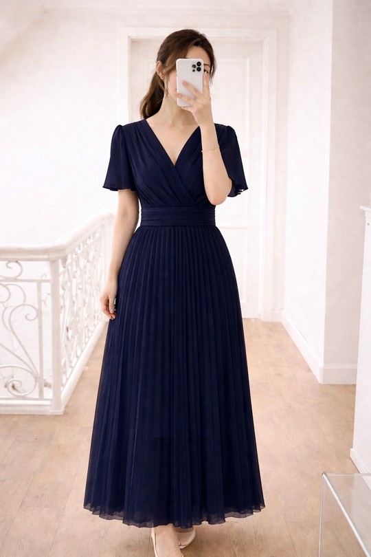 Robes longues Femme Bleu Lily Fashion 97773 Efashion Paris