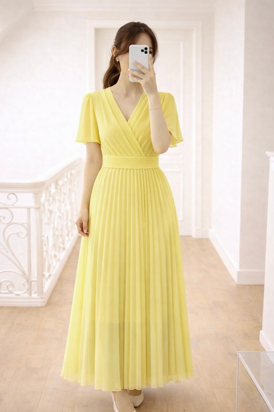 Robes longues Femme Bleu Lily Fashion 97773 Efashion Paris