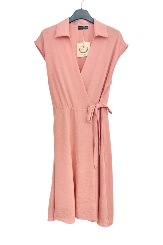 Robes mi-longues Femme Rose Lily Fashion 12566 Efashion Paris