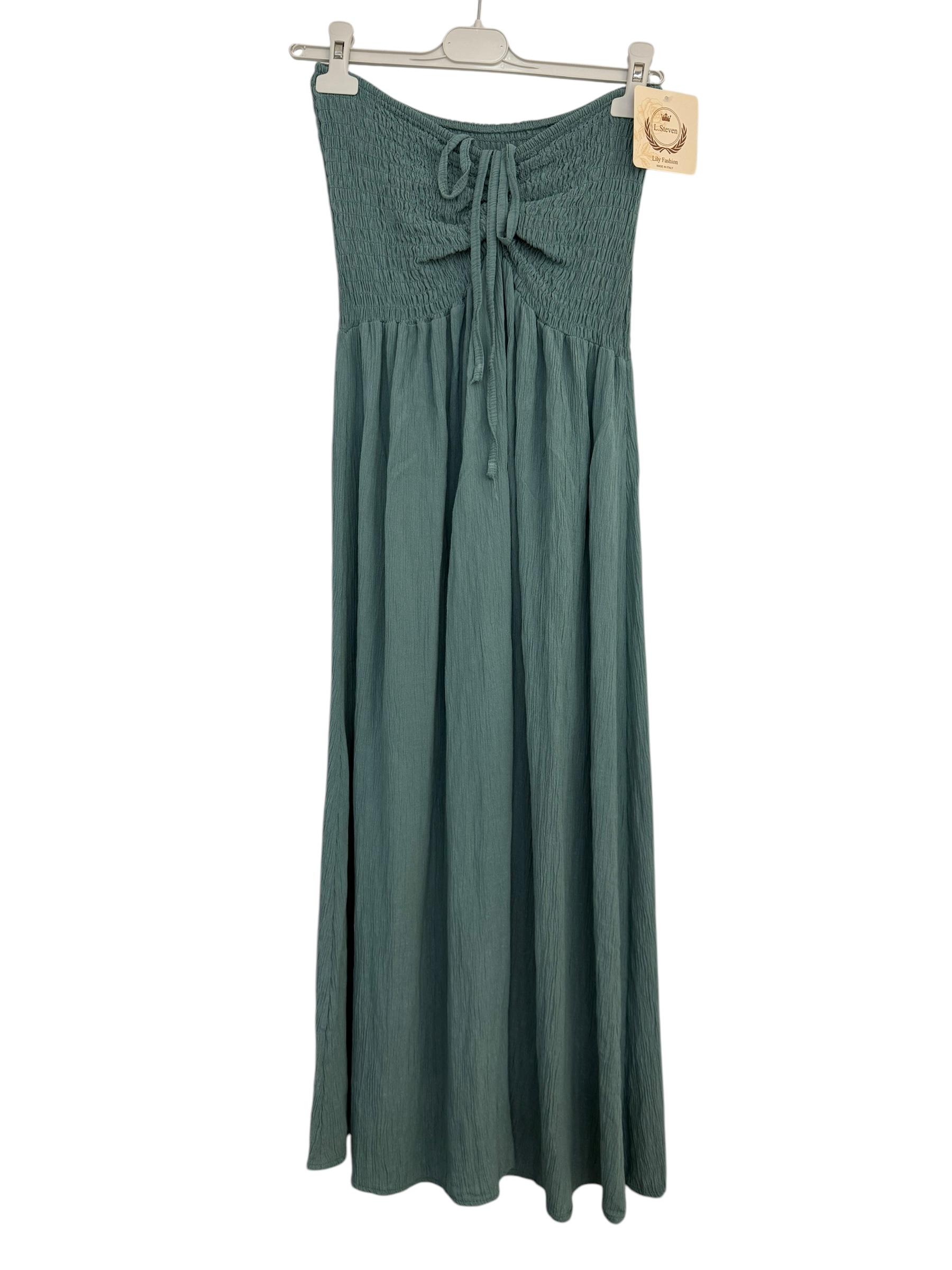 Robes longues Femme Vert d eau Lily Fashion 6268 #c Efashion Paris