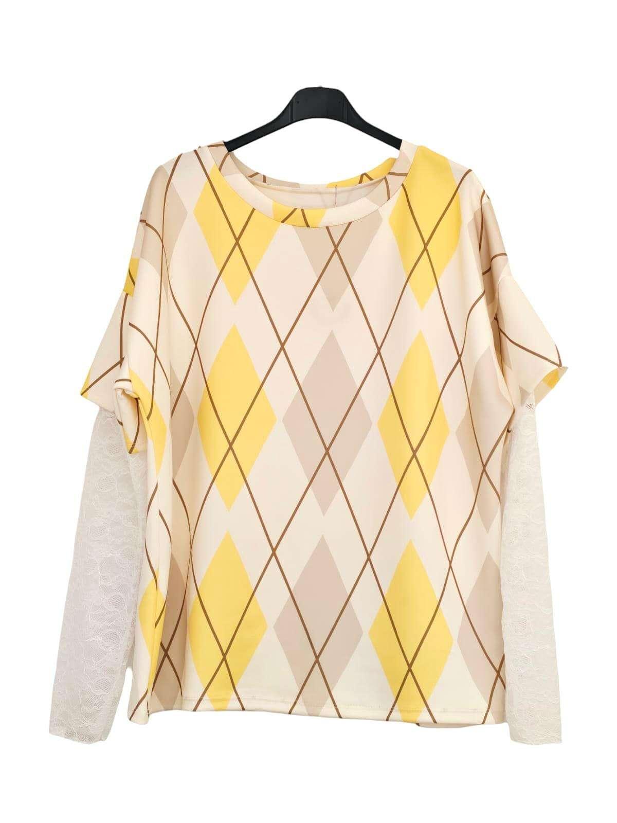 Tops Femme Bleu Lily Fashion 0084L #c Efashion Paris