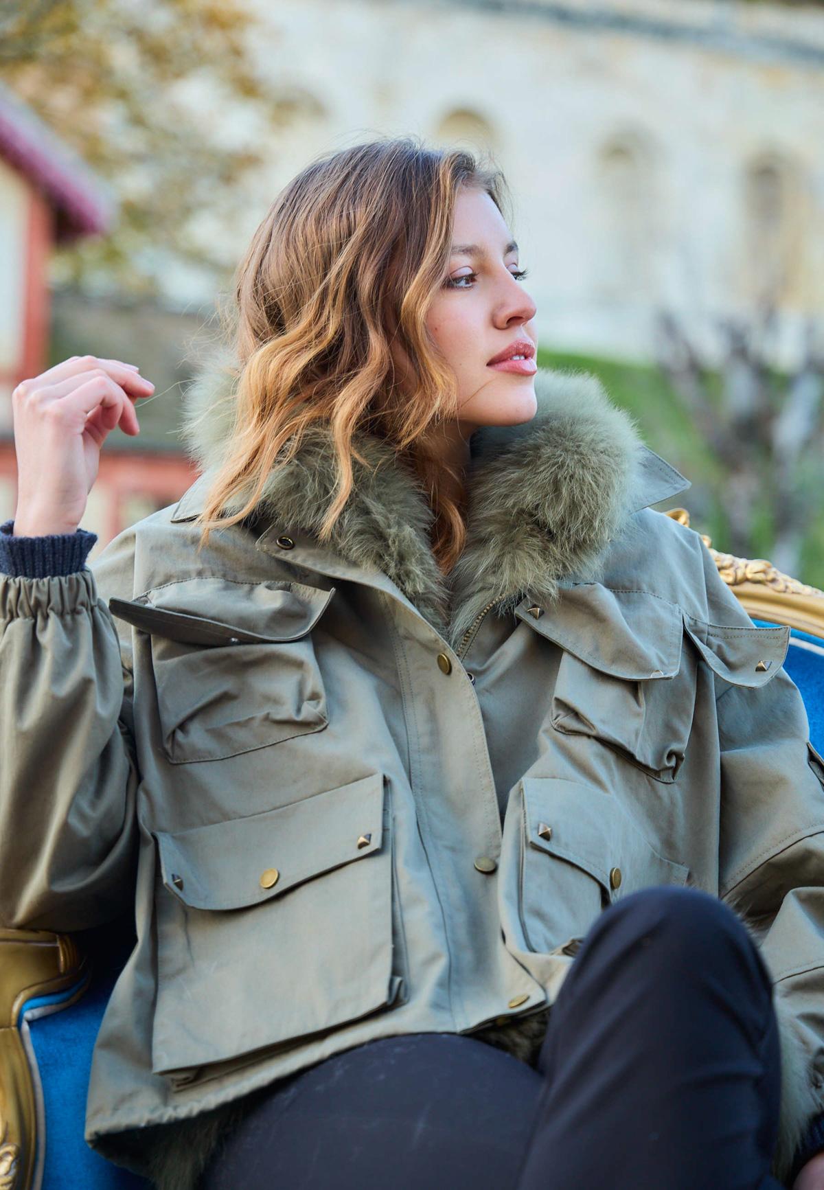 Veste fourrure giovanni online