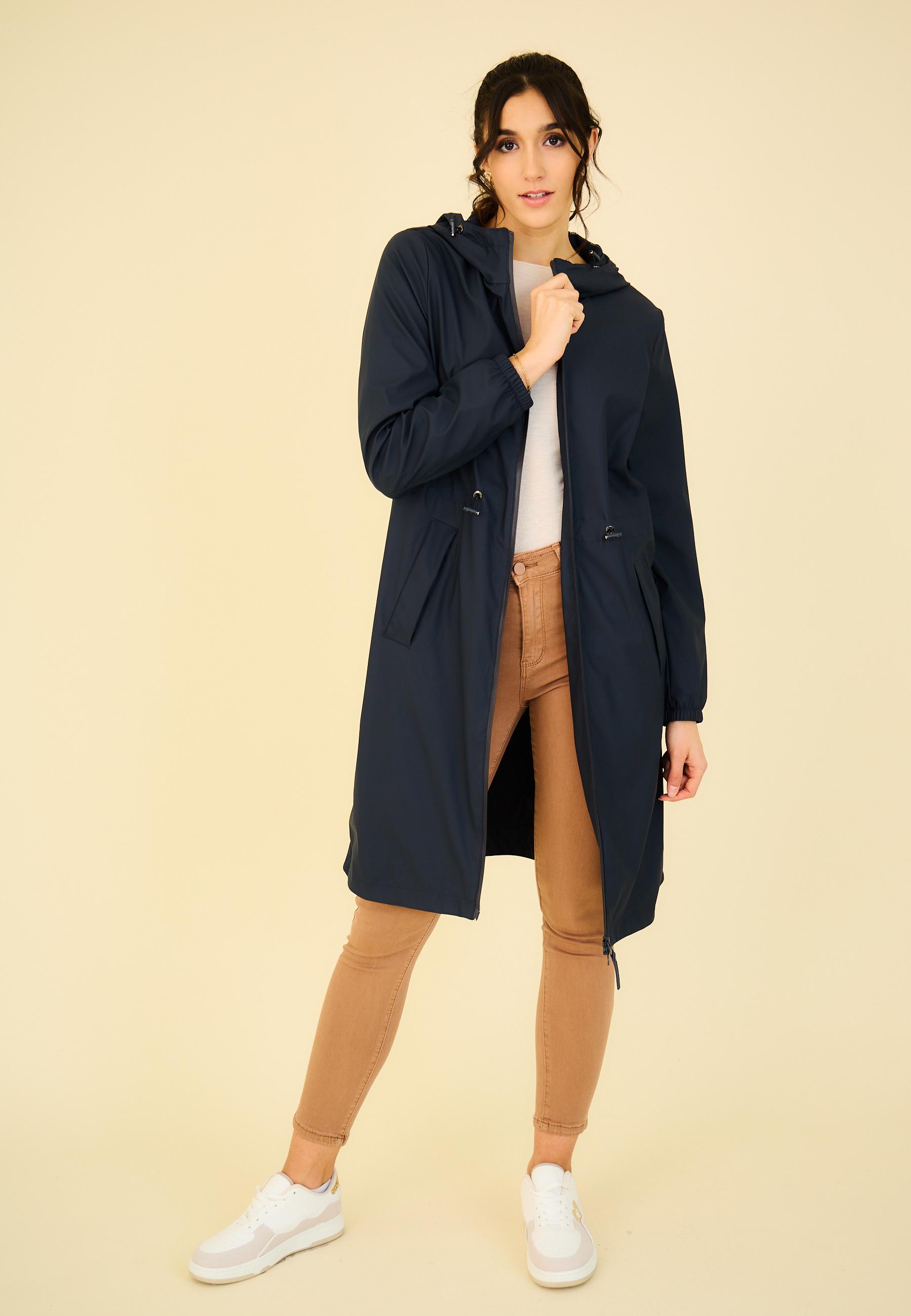 Parkas Mujer Navy blue GIOVANNI PARIS JULIETTE F24006 #c Efashion Paris