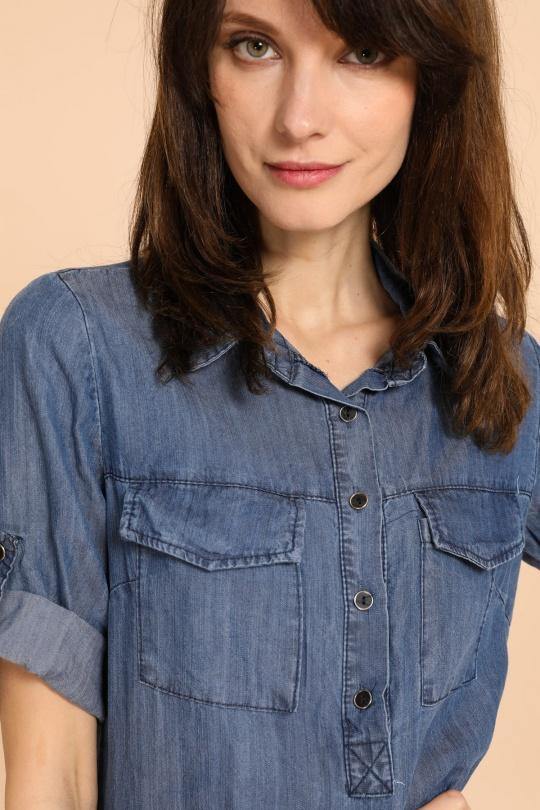 Robes mi-longues Femme Jean ALICE M 29003 Efashion Paris