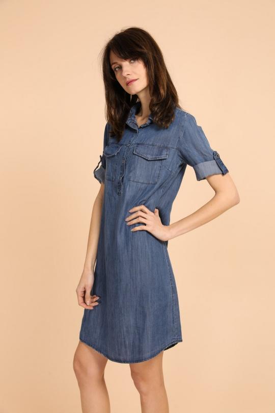 Robes mi-longues Femme Jean ALICE M 29003 Efashion Paris