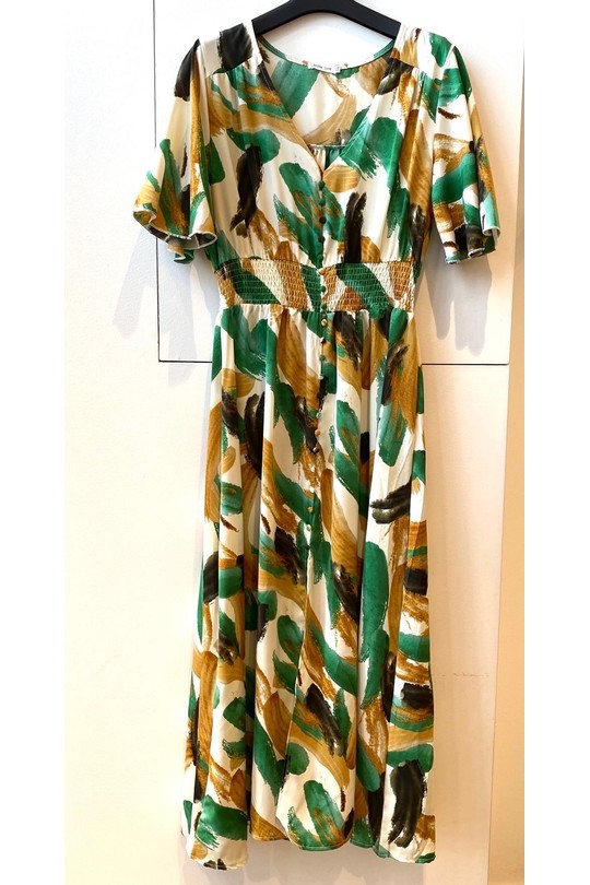 Maxi dresses Women Green Archie Love 8389-U Efashion Paris