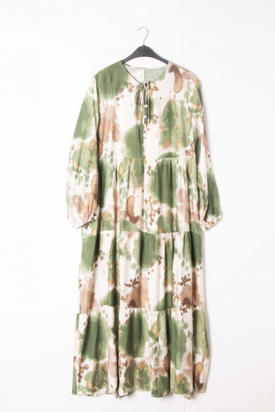Maxi dresses Women Green LUSA 939-12 Efashion Paris