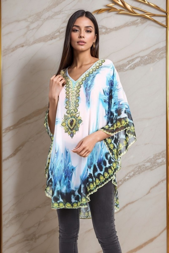Tunics Women Blue LUSA F17 Efashion Paris