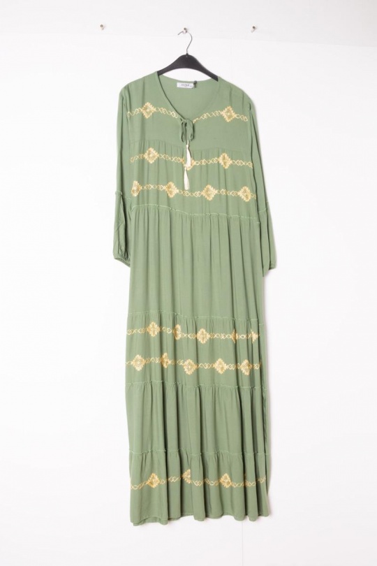 Abiti maxi Donna Green LUSA DL-4 Efashion Paris