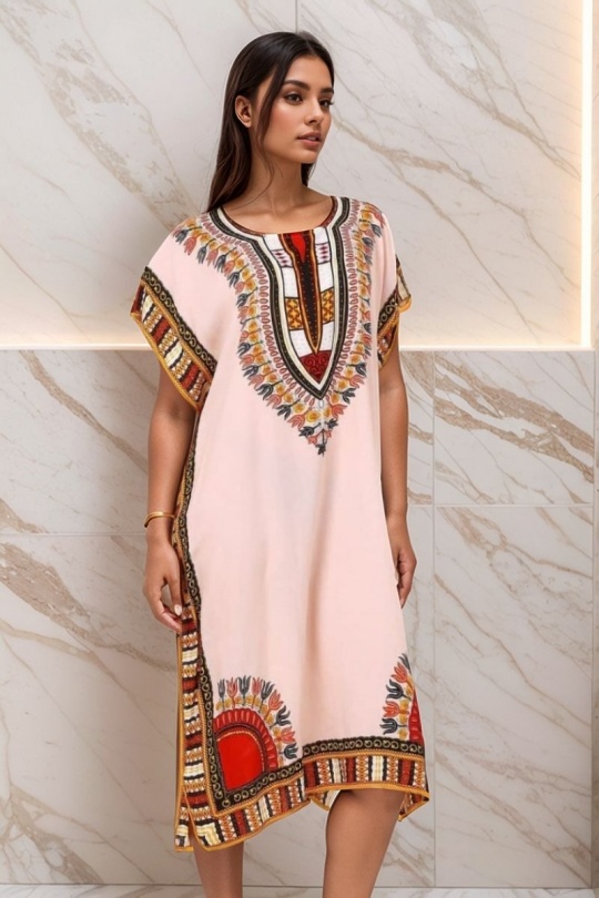 Midi dresses Women Blue LUSA 1208-3 Efashion Paris