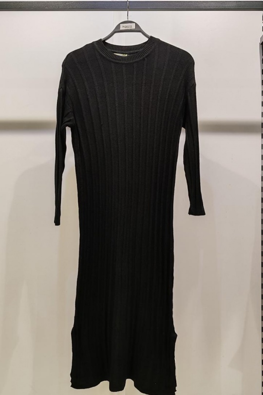 Maxi dresses Women Black LUSA H2622 Efashion Paris