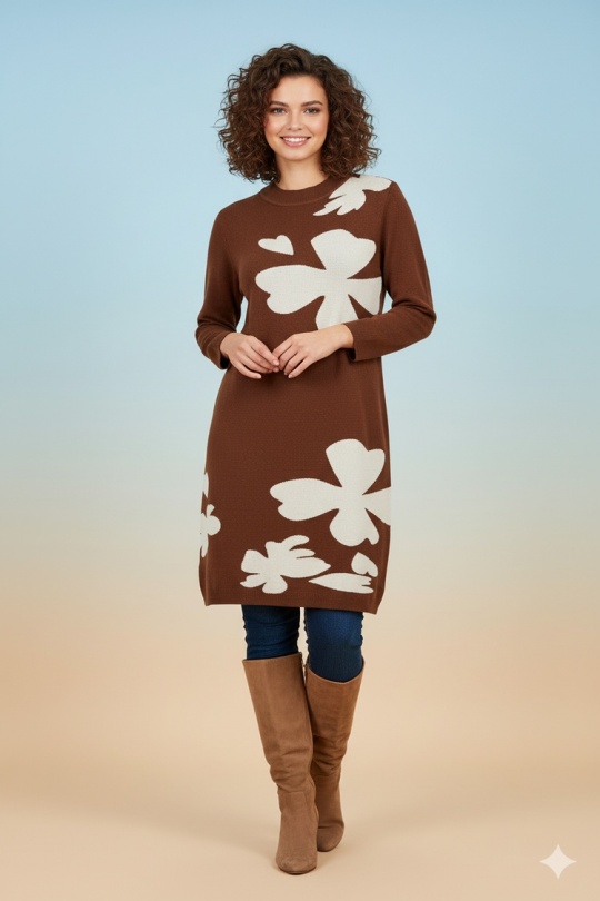 Short dresses Women Mixed colors LUSA H2601 Efashion Paris
