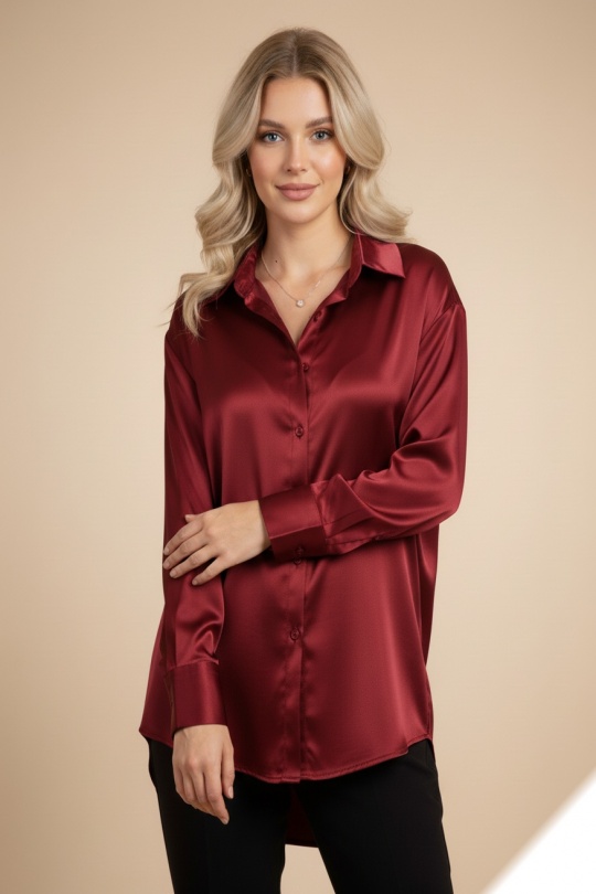 Shirts Women Red LUSA HM01-1 Efashion Paris