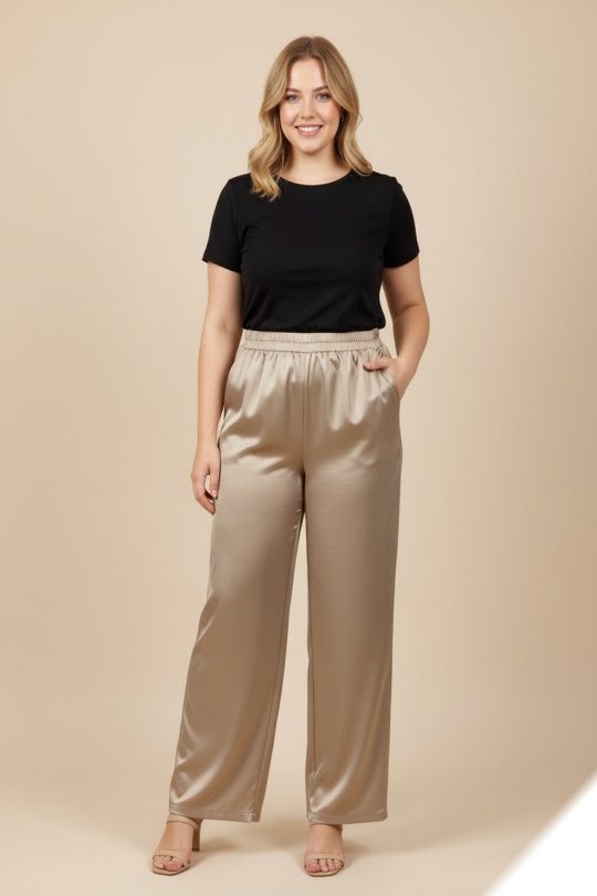 Pantalons Femme Gris perle LUSA HM02-2 Efashion Paris