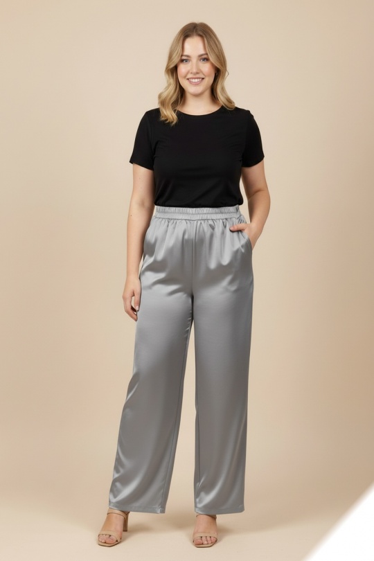 Pantalons Femme Gris perle LUSA HM02-2 Efashion Paris